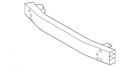 Front Bumper Reinforcement Toyota Highlander 08-10