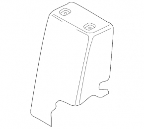 Rear seat armrest, 2nd row, VW Tiguan 09-17