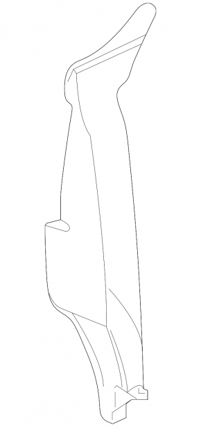 Seal wing door-wing left Honda Insight 19-22