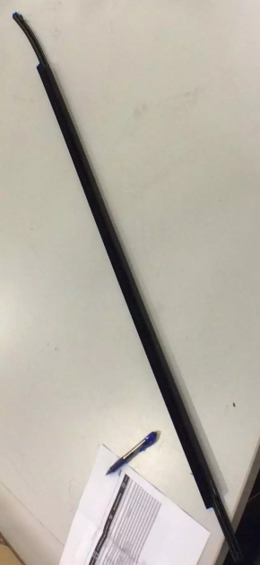 Molding door-glass central front left Toyota Camry v50 12-14 usa butt