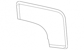 Left mirror element for Toyota Tundra 2008-21