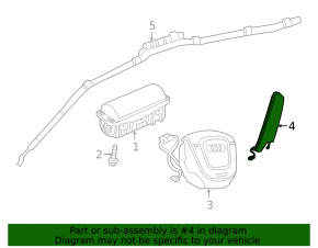 Airbag front seat left Audi Q3 8U 15-18
