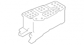 Carbon canister absorber assembly for Audi A4 B9 17-25 2.0T