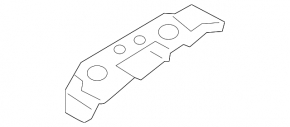 Front right wing bracket Audi A5 F5 17- lower OEM