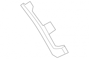 Right rear bumper arch extension for Porsche Macan 15-24
