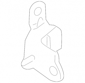 Door hinge lower front left Ford Fiesta 11-19