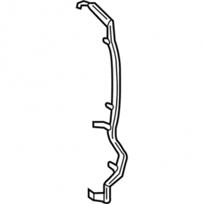Door seal side rear left Ford Edge 15-24 front