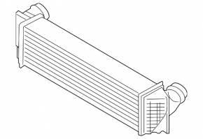 Intercooler BMW 5 F10 14-16 3.0d