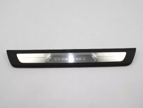 Door sill trim front left Dodge Durango 11-24 black, with chrome