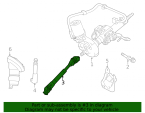 Steering joint Lexus CT200h 11-17
