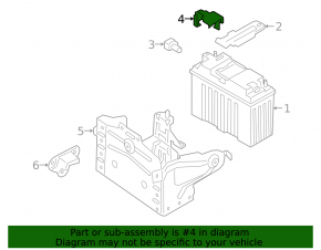 BMW X5 G05 19-23 underhood positive battery terminal cover