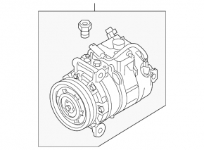 BMW 1 E82 08-13 N52 Air Conditioning Compressor