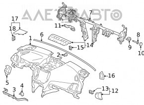 Under-torpedo pipe reinforcement Subaru Forester 19-24 SK