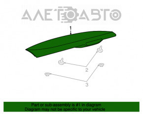Tailgate spoiler Jeep Grand Cherokee WK2 11-13