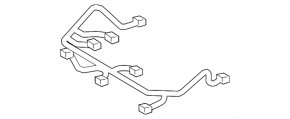 Toyota Prius V 12-17 passenger seat wiring
