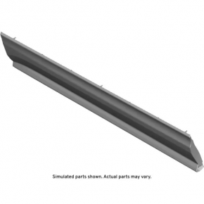 Door trim lower front left Chevrolet Equinox 18- structure, worn