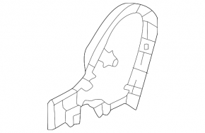Right side driver's seat trim for Nissan Rogue 21-24, black, small