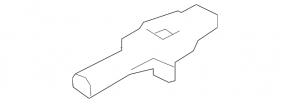 Radiator bracket lower right Audi A4 B8 08-16 2.0T plastic, broken