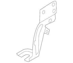 Left headlight mounting bracket Audi Q5 8R 13-17 rest metal