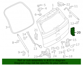 Ford Explorer 16-17 Foot Tailgate Opening Sensors