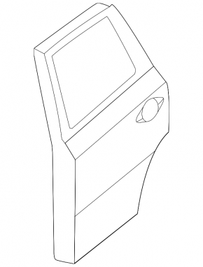 Door assembly rear left Nissan Pathfinder 13-20