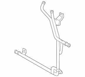 Audi Q7 4L 10-15 Cooling System Pipe, Metal
