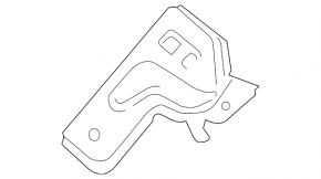 BMW X1 F48 20-22 B46 auxiliary cooling pump bracket for the pump