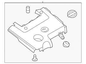 Nissan Murano z51 09-14 Engine Cover