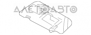 Main visor right Mercedes W164 ML beige