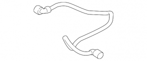 Cooling system return pipe, reservoir-head, BMW X3 G01 18-19 2.0T
