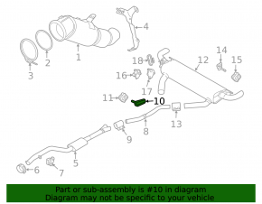 Muffler bracket central right BMW X7 G07 19-