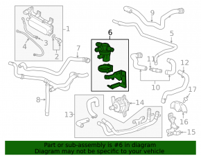 Chevrolet Volt 11-15 Cooling System Valve