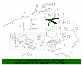 Chevrolet Malibu Battery Mount 16-23 Paw