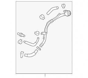 Fuel filler neck Kia Sorento 16-20