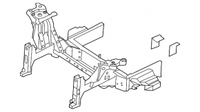 Front body frame BMW i3 14-20