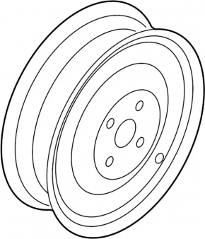 Nissan Murano z52 spare tire 23-24 R18 165/90