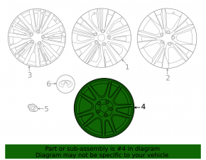Nissan Murano z52 spare tire 23-24 R18 165/90