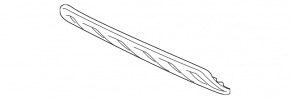 Front bumper center trim for Audi Q7 4L 10-15 S-line
