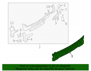 Audi Q8 19-25 rear panel (2 parts)