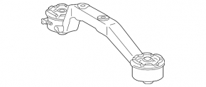 Gearbox bracket Lexus RX400h 06-09 silents cracked