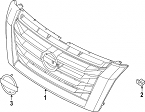 Radiator grill grill Nissan Pathfinder 22-25