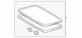 Toyota Avalon 2012 sunroof glass