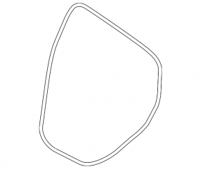 Door seal rear left Subaru XV Crosstrek 18-23
