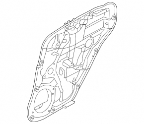 Window lifter with motor rear right Kia Soul 14-19