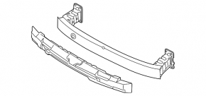 Front Bumper Absorber Porsche Panamera 14-16