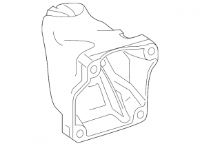 Engine mount bracket right Mercedes W167 GLE 450 20-23 3.0h