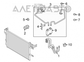 Gearbox oil cooler Ford Flex 09-12 prerest