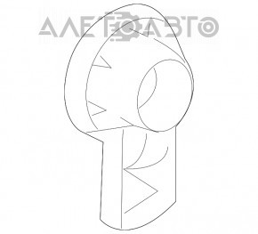 Ford Escape MK3 13-19 bonnet lock release handle interior without plug