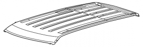 Metal roof Ford Explorer 11-19 under the hatch