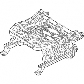 Left driver's seat runner for Ford Ecosport 18-22 without frame